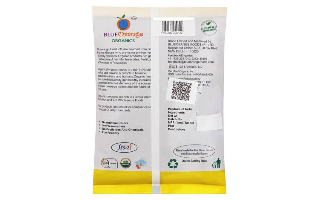 Blue Orange Organics Green Cardamom    Pack  50 grams